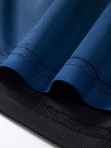 3pcs/Pack Men's Ombre Color Sports Shorts, Fashionable Drawstring Waist Casual Athletic Shorts - Multicolor - View 6