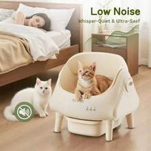 Cat-Ear Automatic Self-Cleaning Cat Litter Box – Smart Sensors, APP Control & Health Monitoring, Low Noise, Odor Control, Easy Clean, For Multi Cats, Large Cats, Modern Pet Homes,Cat Stuff - US B Type Plug(110-127V) - View 7