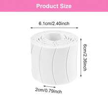 110pcs Eyelash Grafting Pad, Pre-Cut Foam Eyelash Tape, U-Shaped Eyelash Transplantation Eye Patch, Eyelash Tape, Under Eye Pad, Beauty Tool - White - View 4