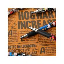 6支/套 华纳兄弟官方授权 顺滑书写凝胶笔和圆珠笔，办公用品，不晕染墨水，哈利、赫敏、罗恩，魔法世界，返校礼物文具 - A - 查看 7