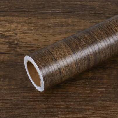 1 rouleau de papier peint autoadhésif imitation bois, convient pour rafraîchir les bureaux, les armoires et les vieilles portes. Peut être utilisé pour les armoires, les tiroirs, la cuisine, la salle de bain, les autocollants muraux amovibles, les magasins commerciaux, le salon, la chambre, la décoration de vacances. Décoration chaleureuse et confortable en grain de bois