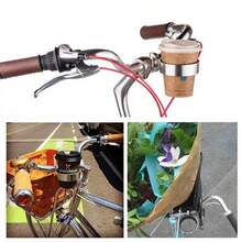 1PC Bike Cup Holder Aluminum Alloy Water Bottle Cage With M5 Wrench Road Bike Beverage Holder Compatible With Handlebar For Cycling For Outdoor Riding - Multicolor - View 11
