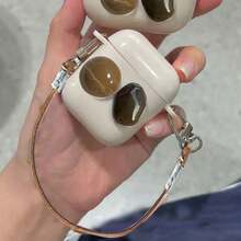 Ốp bảo vệ hình đá, tương thích với tai nghe Apple, chống trầy xước và chống rơi vỡ. - Nhiều màu - Xem 3