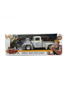 Simba 1/24 Str Eet Fighter Guile & 1956 F-100 Legierung gegossenes Spielzeugauto Modell Sammlung Spielzeugauto mit öffnenden Türen, perfektes Weihnachts-/Geburtstagsgeschenk für Jungen & Sammler - Verschiedenfarbig - Übersicht 5