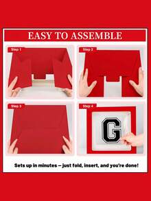 2026 Graduation Decorations, Red And Black Graduation Decorations, 2026 Arch Tool Kit Containing Letters, 2026 Middle School, High School, College And More Graduation Supplies - Red Balloon Box - View 9