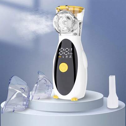 1ชิ้น เครื่องเพิ่มความชื้นและเครื่องพ่นละอองขนาดเล็กพิเศษ, บรรเทาความเหนื่อยล้า, ละอองละเอียด, ตัวจับเวลาอัจฉริยะ, ละอองปรับได้, ดีไซน์น้ำหนักเบาและพกพาได้