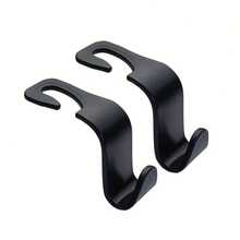 2pcs Car Headrest Hanger Hooks, Hidden Style Backseat Multi-Purpose Hanging Hooks - 2pc Hook - View 6