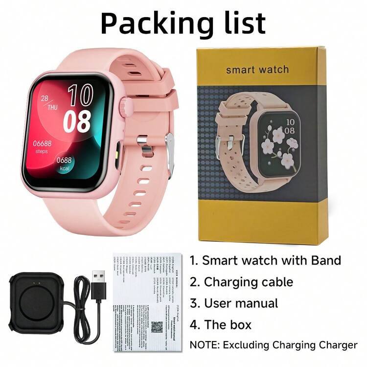 Children's Smart Watch With Bluetooth Call And Music Playback, Low-Power Chip For Long Standby, Flashlight Function, Minimalist High-Definition Sports Watch Suitable For Boys And Girls - View 10