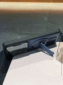 Multifunctional Heavy Industry Anti-Drop Invisible Bracket Support Wireless Charging Phone Case Compatible With Samsung Galaxy S26Ultra S25Ultra S24Ultra S23Ultra S26 S25 S24 A57 A56 Luxury Camera Lens Protect Stand Shock Protection Bumper Back Cover - Blue - View 4