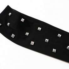Wide-Brimmed Maternity Headband For Yoga And Sports, Sweat-Absorbing Hairband For European And American Ins Bloggers. - 黑色 - 查看 2