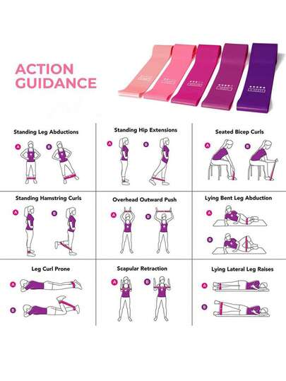 7pcs Gradient Pink/Blue Resistance Bands, Leg Training Bands, Home Fitness Elastic Bands, Home Fitness Equipment, Fitness Resistance Loops, Fitness Resistance Bands Set, Yoga Beginner Set, Glute & Thigh Resistance Bands, Pilates Resistance Bands, Gym Accessories, Yoga Resistance Bands, Pilates Elastic Bands, Ideal For Yoga And Pilates Workouts At Home, Rubber Resistance Bands, Yoga Gym Elastic Candy Strength Pilates Cross-Training, Yoga Tension Bands, Tension Rings, Elastic Tension Bands