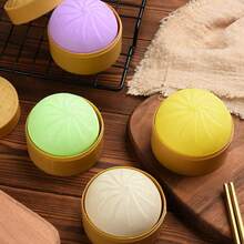 1/2/3 chiếc bánh mì mềm dẻo cỡ lớn 10cm, 1 bộ gồm 2 chiếc (1 bánh mì + 1 nồi hấp), nồi hấp bánh bao chơi khăm, đồ chơi giảm căng thẳng hình sầu riêng đàn hồi chậm, quà tặng sáng tạo ngày Cá tháng Tư, đồ chơi chơi khăm, đồ trang trí, đồ chơi giảm căng thẳng (Màu sắc sản phẩm có thể hơi khác so với hình ảnh do chụp ảnh) - Nhiều màu - Xem 4