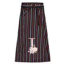 Apron Oil-Proof Waterproof Household Cooking Kitchen Apron Chef Work Apron Adjustable Adult Waist Apron Pink Flower 26 Initial Letter A-Z Coffee Overalls With Pocket Kitchen For Men Women Necessary - 1pc - Black and Red Bar - View 29