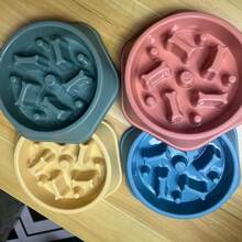 现货批发宠物慢食碗，彩色宠物用品，猫狗碗，狗粮用具，慢食碗，高品质彩色狗慢食碗，材质优良，保护宠物肠胃健康 - 500ml - 查看 7
