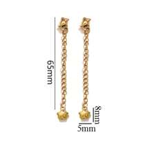 5pcs/Pack Stainless Steel Lobster Clasp With Extended Chain, Sun, Moon, Heart, Faux Pearl Pendant DIY Jewelry Accessories - Multicolor (5 Pieces) - View 14
