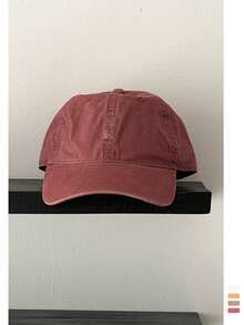 Boné Snapback Minimalista com Coroa Macia (1 unidade), Unissex, Ideal para Rostos Pequenos, Cor Sólida, Adequado para Primavera/Verão, Proteção Solar com Aba Larga, Praia, Férias. - Multicolorido - Ver 19