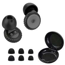 睡眠耳塞，配有三种尺寸的耳套，有效降低噪音，适合失眠患者，也适用于音乐会、旅行、射击、打鼾、飞机、音乐家、摩托车骑行、工作和毕业季等场合，是圣诞节送给父母的个性化礼物。 - 彩色 - 查看 18