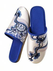 1双中国风松树编织拖鞋，刺绣精美，透气防滑，四季皆宜 - 松樹 - 查看 7