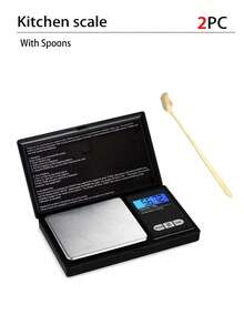 Cân bỏ túi trang sức độ chính xác cao 100g/0.01g, màn hình LCD hiển thị kỹ thuật số, hỗ trợ chuyển đổi nhiều đơn vị. Có thể dùng để đo chính xác trang sức, kim loại quý, bột và các vật dụng nhỏ khác. Cân điện tử, cân vàng, cân trà, cân kỹ thuật số. Không bao gồm pin. - Nhiều màu - Xem 13
