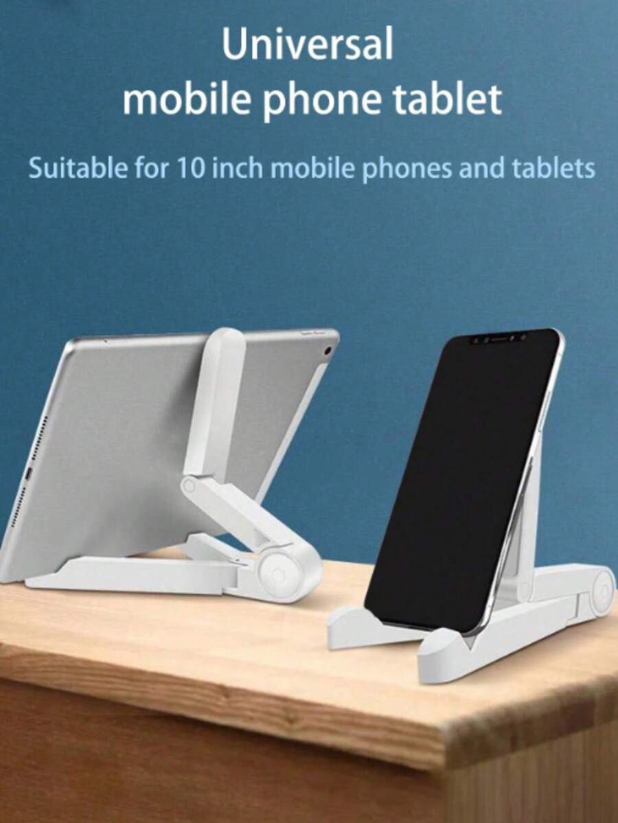 可折叠便携平板电脑/手机支架，可调节桌面支架，桌面安装支架，兼容、安卓手机，生日礼物，送给家人、朋友的手机支架，手机配件 - 彩色 - 查看 1