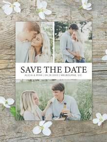Personalized Save The Date Cards Featuring A Photo, Custom Wedding Announcement Postcards, Modern Wedding Invitations, And Engagement Party Invites, Available In Sets Of 1 To 5 - Multicolor - View 6