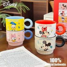Disney 迪士尼官方米奇老鼠纪念马克杯 2026 新款陶瓷杯，家用咖啡杯，牛奶杯，情侣杯 - 彩色 - 查看 9