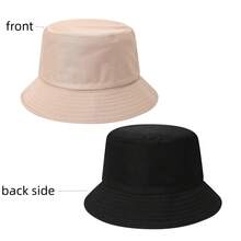 Bộ 2 mũ tai bèo unisex, mũ chống nắng đi biển, mũ câu cá thời trang cho nam, nữ và thanh thiếu niên, chống nắng, mũ du lịch mùa hè có thể gấp gọn, hai mặt - A - Xem 4