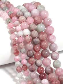 6/8/10mm Alxa Agate Natural Colorful Round Beads, For Jewelry Making DIY Necklace Bracelet Accessories - Multicolor - View 12