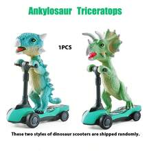 Bộ đồ chơi ván trượt khủng long 4 món - Xe kéo lùi, ván trượt mini cầm tay, thích hợp cho trẻ em từ 3 tuổi trở lên, món quà tuyệt vời cho sinh nhật, Halloween, Giáng sinh, Lễ Tạ ơn của trẻ. - Nhiều màu - Xem 17