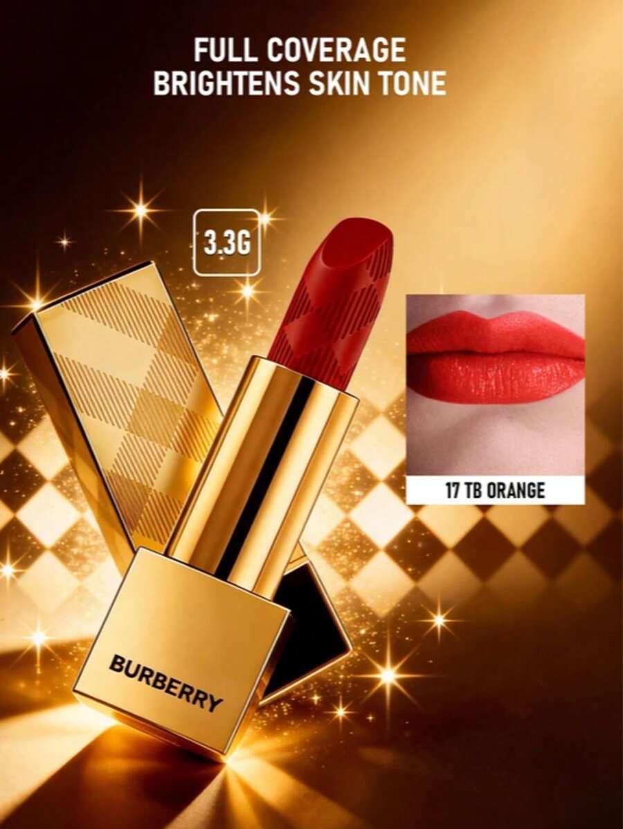 Burberry Kisses Matte Lipstick #17 TB Orange, 3.3g/0.11oz - 17 TB Orange - View 1