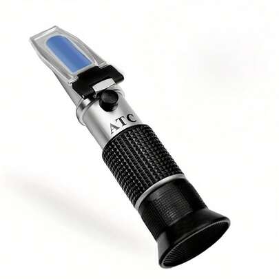 Automatic Refractometer Sugar Content ATC Sweetness Tester Fruit Sugar Meter Suitable For Self-Brewed Honey And Vegetables Brix Content Range 0-32%