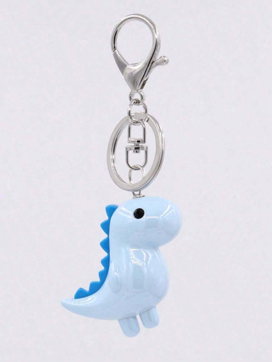 1pc Unisex Cute Cartoon Dinosaur Keychain Oil Glossy Mini Dinosaur Pendant Bag Charm For Couples And Friends Christmas Gifts Gift Thanksgiving Christmas Decor Winter Gifts For Women - 綠色 - 查看 1