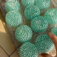 Handmade Pressure Stress Reliever Balls With Noisy Sound For Hands, Fun Gift For Both Men And Women - 1 藍色 - 查看 3