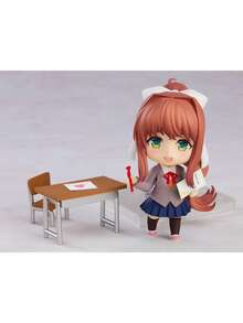 Doki Doki Literature Club! Articulated Figurine Models, Approx. 10CM Tall, Monika, Sayori, Natsuki, Yuri Anime Character Cute Desktop Decor Figures, Doki Doki Literature Club Merchandise Figurines - Multicolor - View 6