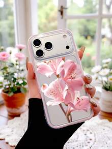 逼真粉色百合透明手机壳，精致清新美学保护套，兼容 11/17/17 Pro/13/14/15/15 Pro/15 Plus/15 Pro Max/16/16 Pro/16 Plus/16 Pro Max/17 Air/12 Pro/13 Pro/14 Pro/17 Pro Max/11 Pro Max/12 Pro Max/13 Pro Max/14 Pro Max/14 Plus/17 Pro Max - 彩色 - 查看 4