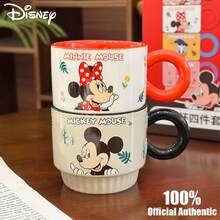 Disney 迪士尼官方米奇老鼠纪念马克杯 2026 新款陶瓷杯，家用咖啡杯，牛奶杯，情侣杯 - 彩色 - 查看 3