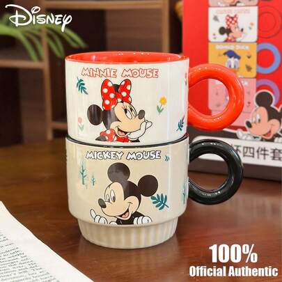  Tasse commémorative officielle Disney Mickey Mouse 2026 Nouvelle tasse en céramique, tasse à café de ménage, tasse à lait, tasse de couple