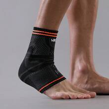 VBOSI 1 Peça Tornozeleira 3D Tricotada com Almofadas de Gel Dupla Face e Tecido Respirável - Suporte Flexível para Corrida, Basquete e Esportes de Academia - Multicolorido - Visão 11