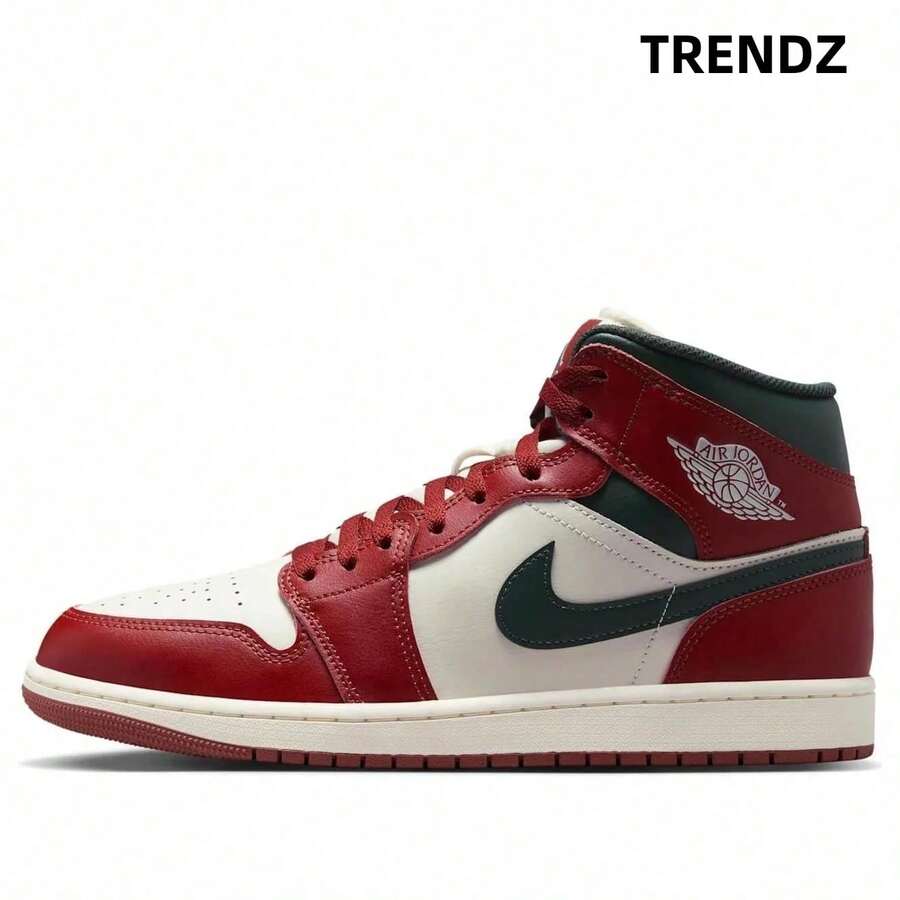 Jordan 1 Mid Redstone Midnight Green DQ8426-105 - 彩色 - 查看 1