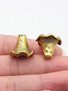 5个22x21x18毫米喇叭花形流苏帽珠帽，用于珠宝制作手工工艺配件 - 流蘇帽 - 查看 3