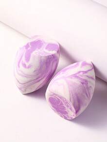 2pcs Makeup Sponges, Suitable For Cream And Powder Concealers, Loose Powder And Other Cosmetics Application - Multicolor - View 12