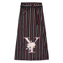 Apron Oil-Proof Waterproof Household Cooking Kitchen Apron Chef Work Apron Adjustable Adult Waist Apron Pink Flower 26 Initial Letter A-Z Coffee Overalls With Pocket Kitchen For Men Women Necessary - 1pc - Black and Red Bar - View 28