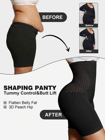 1 Stück Formende Damenshorts, Bauchkontrolle, Po-Anhebung, Taillen-Korsage Unterwäsche