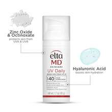 EltaMD UV Daily SPF 40 Face Sunscreen Moisturizer With Zinc Oxide, Daily Face Moisturizer With SPF, Sunscreen, For Dry Skin 1.7 Oz Pump - Trong sáng - Xem 2