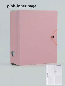 1 cuốn album đựng thẻ fandom hình trái tim rỗng, dung lượng lớn 3 inch, 4 ngăn, 25 trang, album ảnh 100 ngăn 3 inch, 2 lỗ, thích hợp cho bộ sưu tập thẻ ngôi sao và thẻ nhỏ. - Nhiều màu - Xem 17