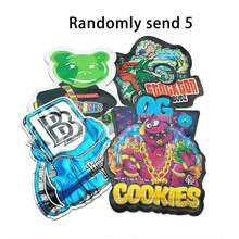 5pcs/10pcs Per Pack, Assorted Pattern Plastic Packaging Bags, Candy Bags, Resealable Bags, Zipper Bags, 3D Bags, Film Bags, Odor-Proof Bags, Waterproof Bags, Storage Bags, Sealed Bags - Random - View 14