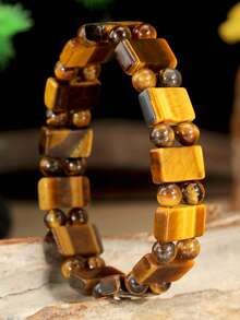 Handmade AAA Natural Quartz Crystal Beaded Bracelet, Elegant Women's Jewelry - Multicolor - View 13