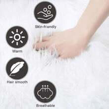 Soft Velvet Nail Art Photography Props, Nail Product Display Pad With Anti-Slip Bottom, Multi-Functional Nail Supplies, Suitable For Nail Salon Display, Nail Sticker Display And DIY Nail Projects, Great For E-Commerce Product Photography - White - View 2