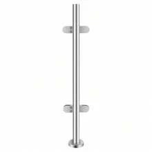 SENDERPICK Glass Railing System Tempered Glass Balcony Railing Deck Balustrade Handrail Stainless Steel - Silver - View 3