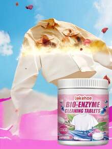 Stain Remover Effervescent Tablets, Suitable For Clothing Cleaning And Stain Removal. Laundry Deodorizing Tablets Can Enhance The Cleaning Power Of Regular Laundry Detergent, Effectively Removing Stains And Odors, Rather Than Masking Odors Like Washing Soda Or Fabric Softener. - Multiple Forms - View 14